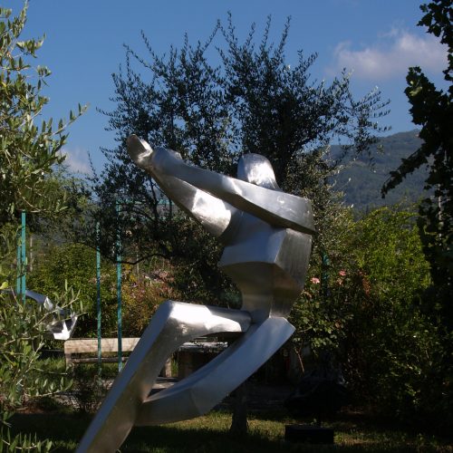 La meraviglia di Hermes davanti all isola di Ogigia, acciaio, 1991, collezione privata.