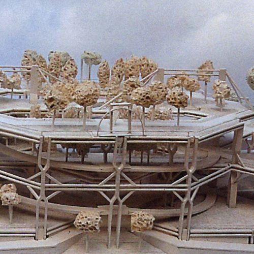 Progetto Sky Garden, plastico, 1995, Filadelfia, USA.